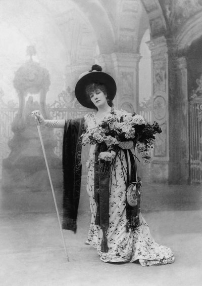 Sarah Bernhardt nel ruolo del titolo del dramma di Victorien Sardou 